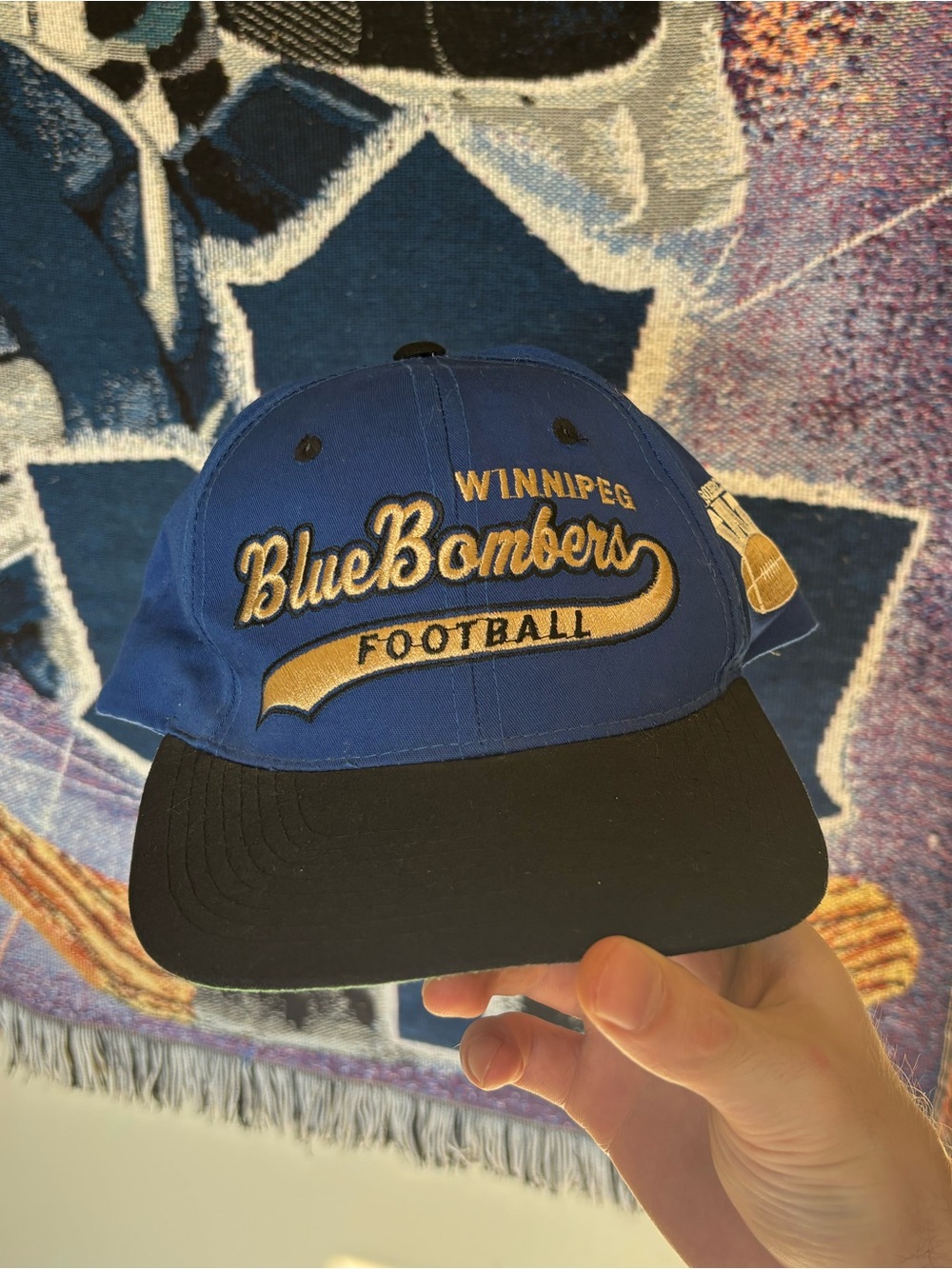 Vintage Winnipeg Blue Bombers Starter Snapback Hat - CFL